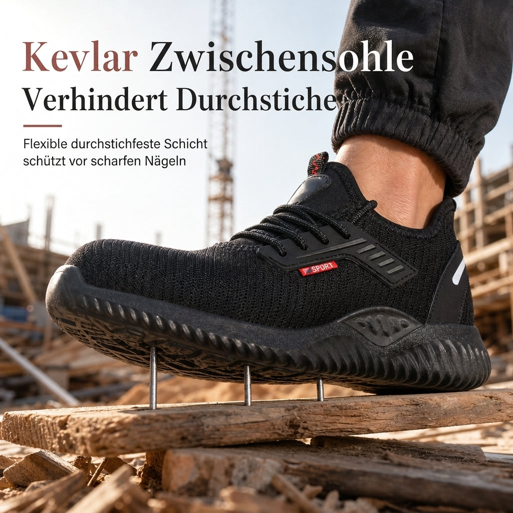 ⏰ Letzte Chance – jetzt zugreifen! ⏰ Herren-Sicherheitsschuhe mit Stahlkappe – atmungsaktiv, leicht & durchtrittsicher