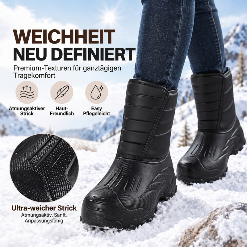 🎁Neu eingetroffen: 50% Rabatt! Unisex wasserdichte Schneestiefel mit Plüschfutter