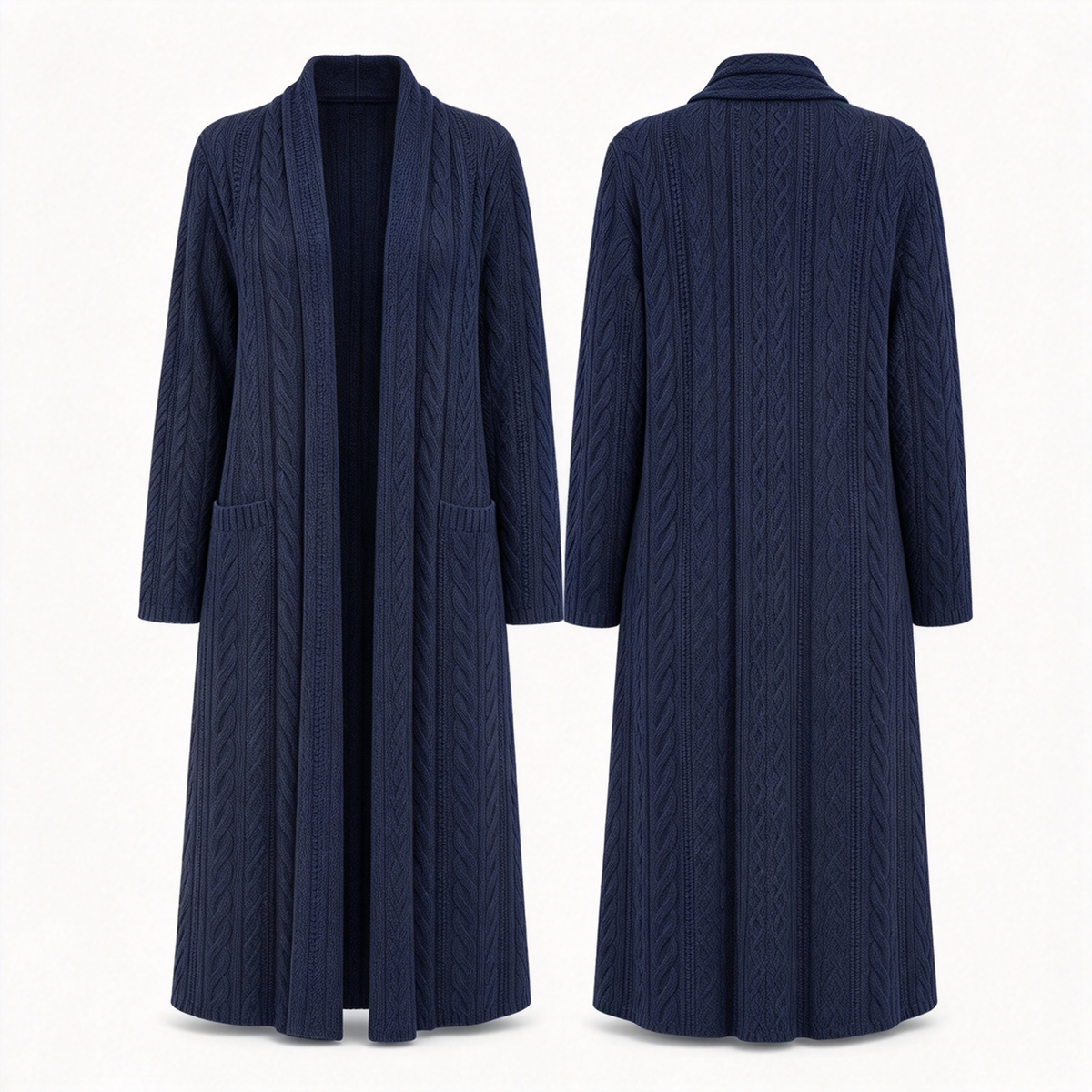 📢🎉50%Rabatt!!!🛍️✨Freizeit Strickjacke Lang