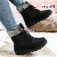 Bequeme warme Stiefel mit rutschfester Sohle