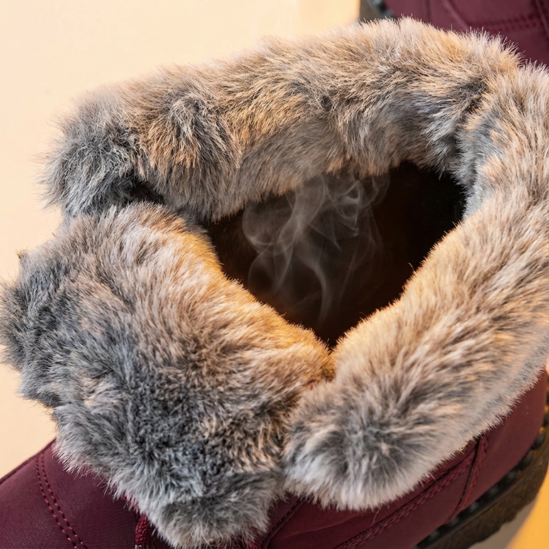 Bequeme warme Stiefel mit rutschfester Sohle