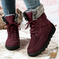 Bequeme warme Stiefel mit rutschfester Sohle
