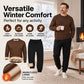 Warme Winter-Sweatshirt- und Sweathosen-Set für Herren