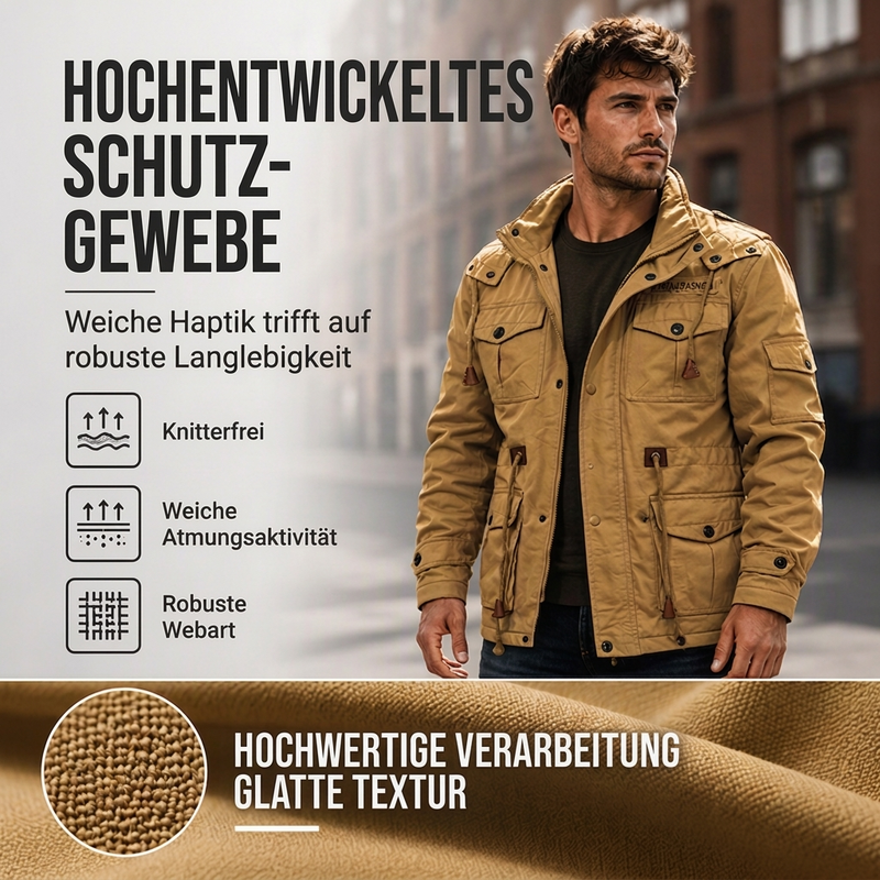 📢🎉50%Rabatt!!!🛍️✨Wärmende Winterjacke für Herren mit abnehmbarer Kapuze
