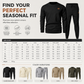 Herren Freizeit Strickset Herbst Winter Rundhals Jacquard Strickpullover Set