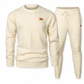Herren Freizeit Strickset Herbst Winter Rundhals Jacquard Strickpullover Set