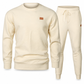 Herren Freizeit Strickset Herbst Winter Rundhals Jacquard Strickpullover Set