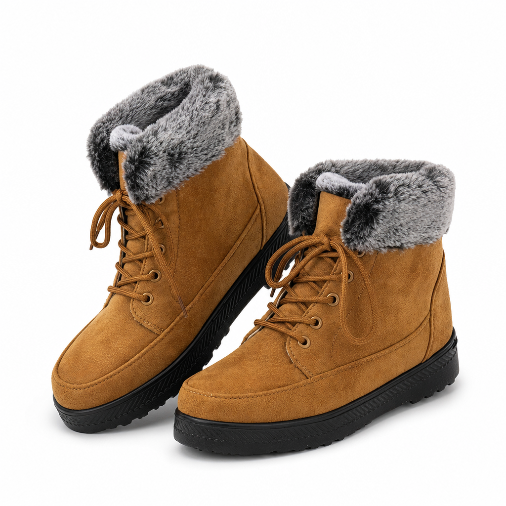 Warme Winter Schneestiefel für Damen mit dickem Futter für kaltes Wetter