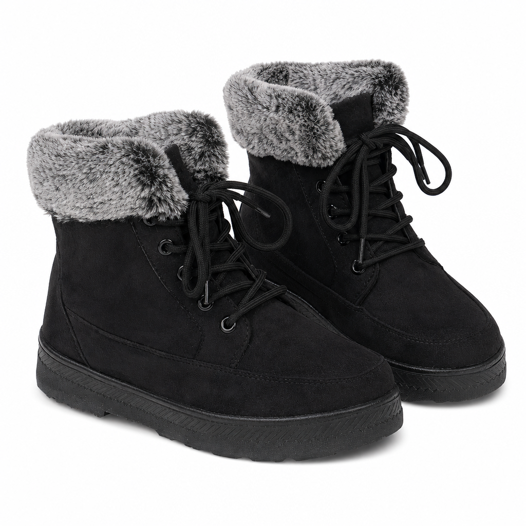 Warme Winter Schneestiefel für Damen mit dickem Futter für kaltes Wetter