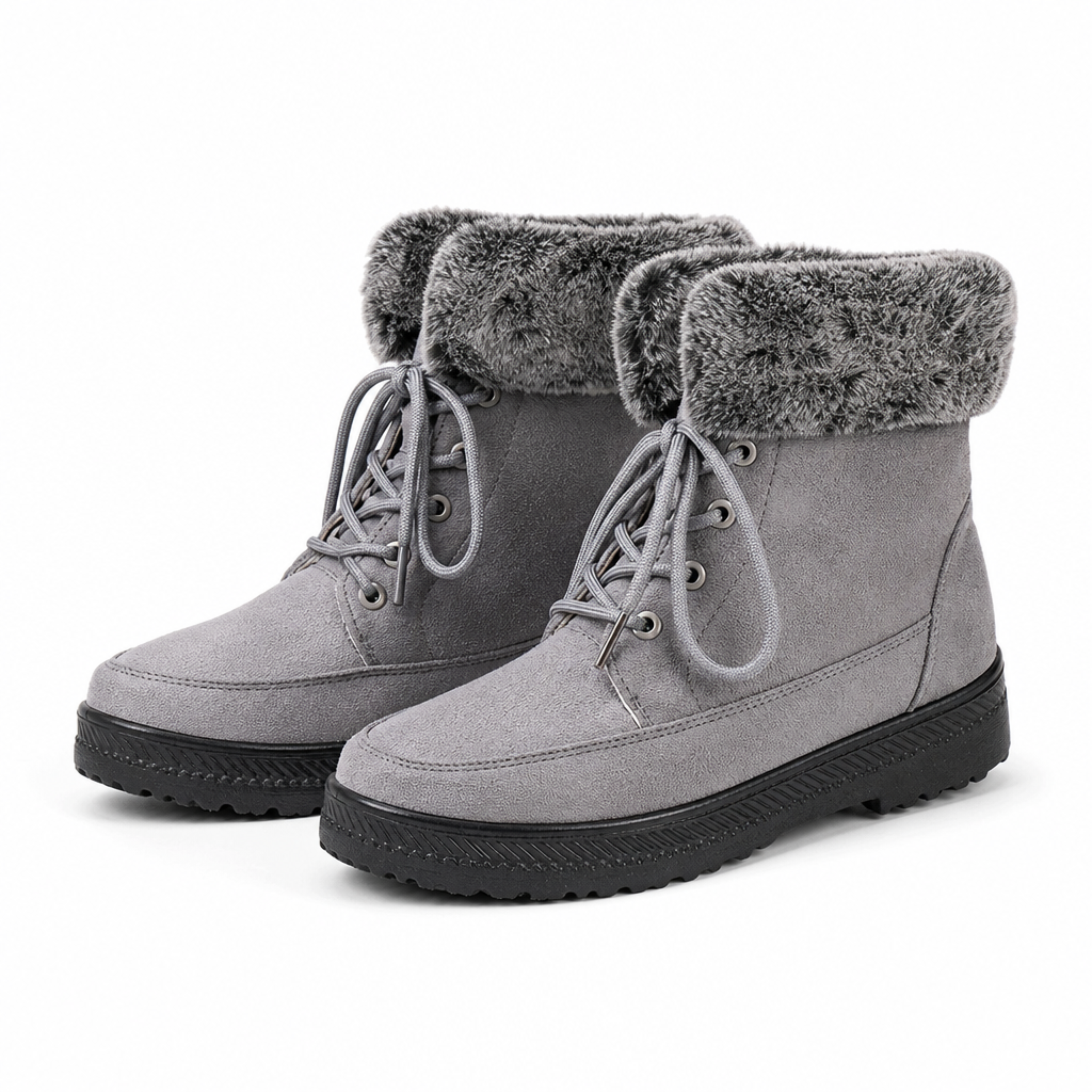 Warme Winter Schneestiefel für Damen mit dickem Futter für kaltes Wetter