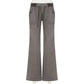 Hosen mit niedriger Taille, Schlaghosen mit Kordelzug
