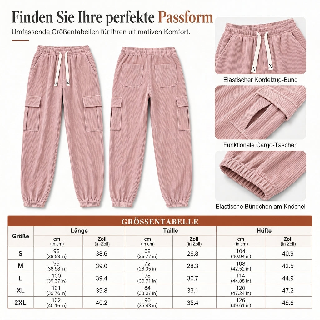 📢🎉50%Rabatt!!!🛍️✨Freizeit-Jogginghose aus Cord für Damen