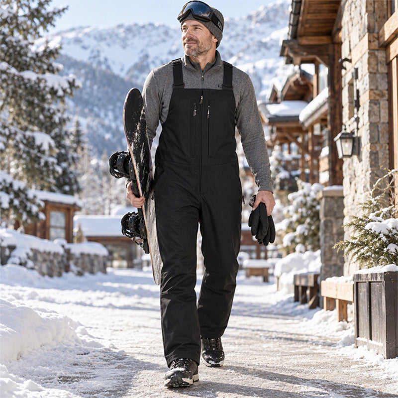 ❄️🎿 Wasser- & schneefeste Unisex-Skihose mit Hosenträgern | Kein nasser Po, kein Abrutschen – Warm & sicher auf der Piste ✨