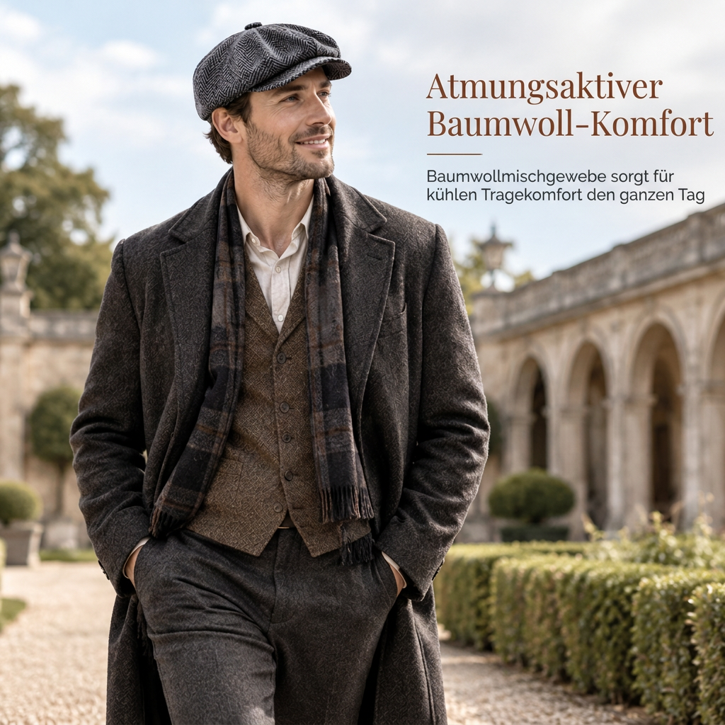 📢🎉50%Rabatt!!!🛍️✨Vintage British Stil Newsboy Kappe für Herren und Damen Klassisch Casual Flache Kappe Achteckige Baskenmütze