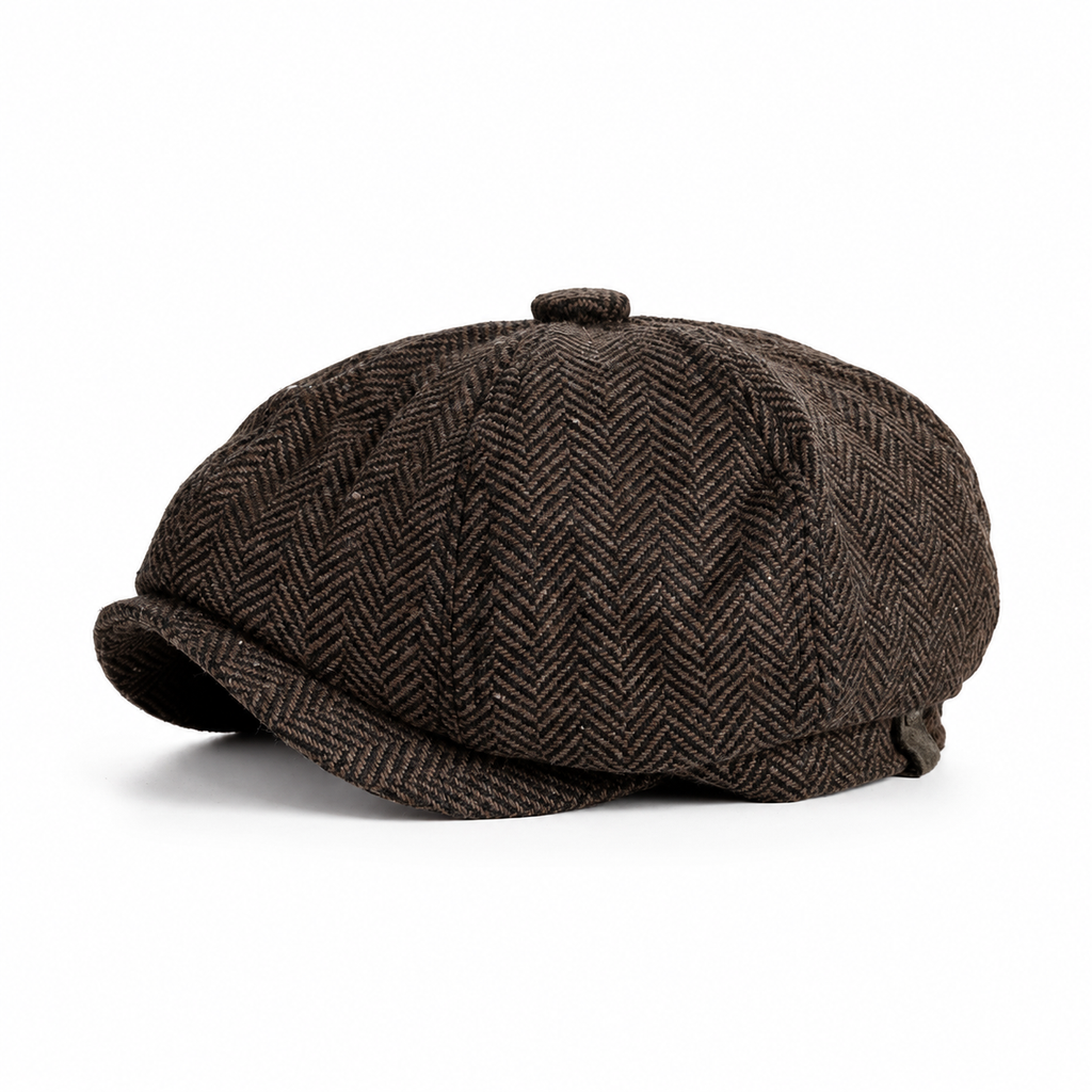 📢🎉50%Rabatt!!!🛍️✨Vintage British Stil Newsboy Kappe für Herren und Damen Klassisch Casual Flache Kappe Achteckige Baskenmütze