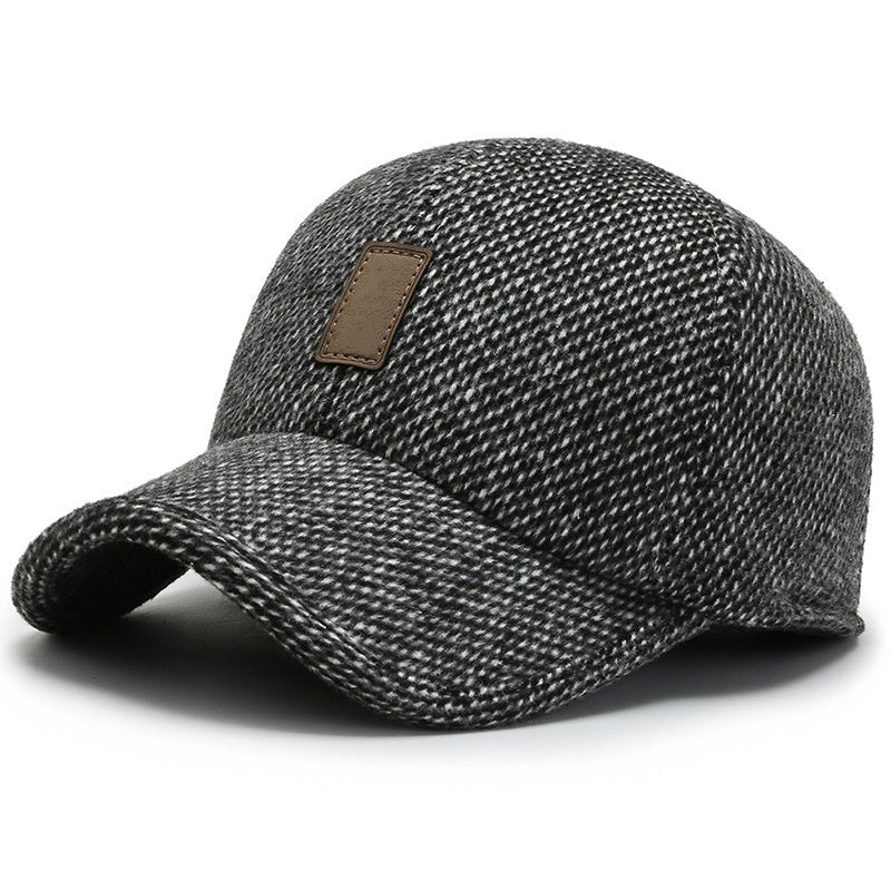 🧢 Herren Baseballkappe mit Ohrenklappen | Kein kalter Kopf, kein abnehmbares Zubehör – Warm, praktisch & stylisch für den Winter ✨