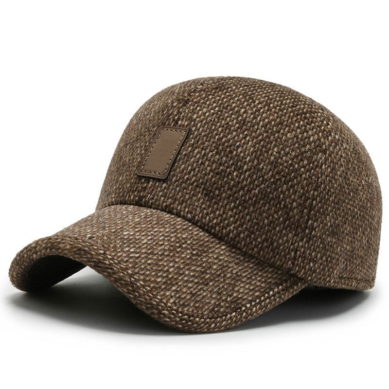 🧢 Herren Baseballkappe mit Ohrenklappen | Kein kalter Kopf, kein abnehmbares Zubehör – Warm, praktisch & stylisch für den Winter ✨