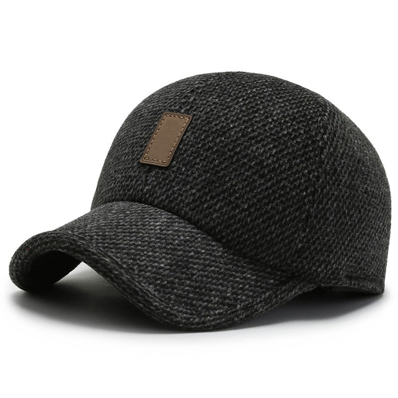 🧢 Herren Baseballkappe mit Ohrenklappen | Kein kalter Kopf, kein abnehmbares Zubehör – Warm, praktisch & stylisch für den Winter ✨