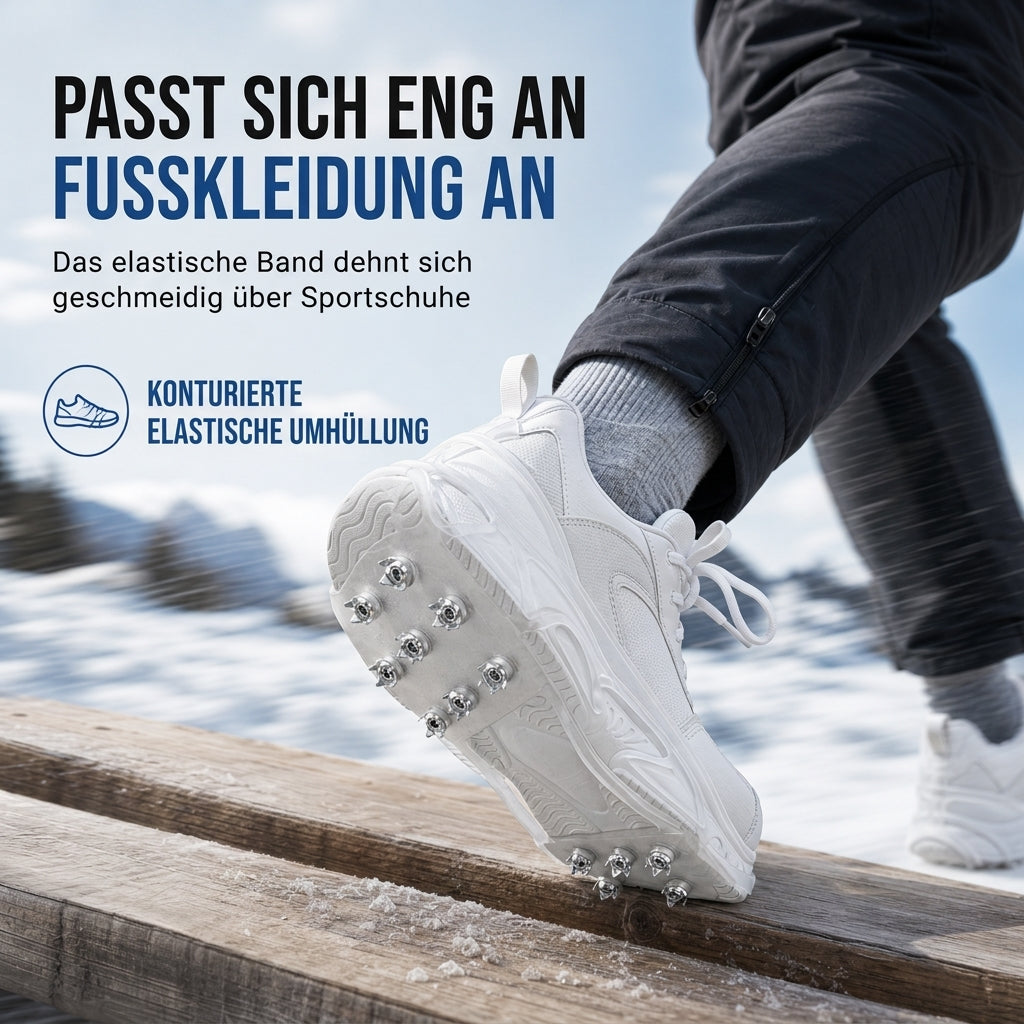 👟 ⏰Countdown läuft! Aktion endet bald!⏰ Rutschfeste Schuhstollen, Grödel, Traktionsspitzen und Schuhüberzüge für Gehen im Schnee und Outdoor-Bergsteigen