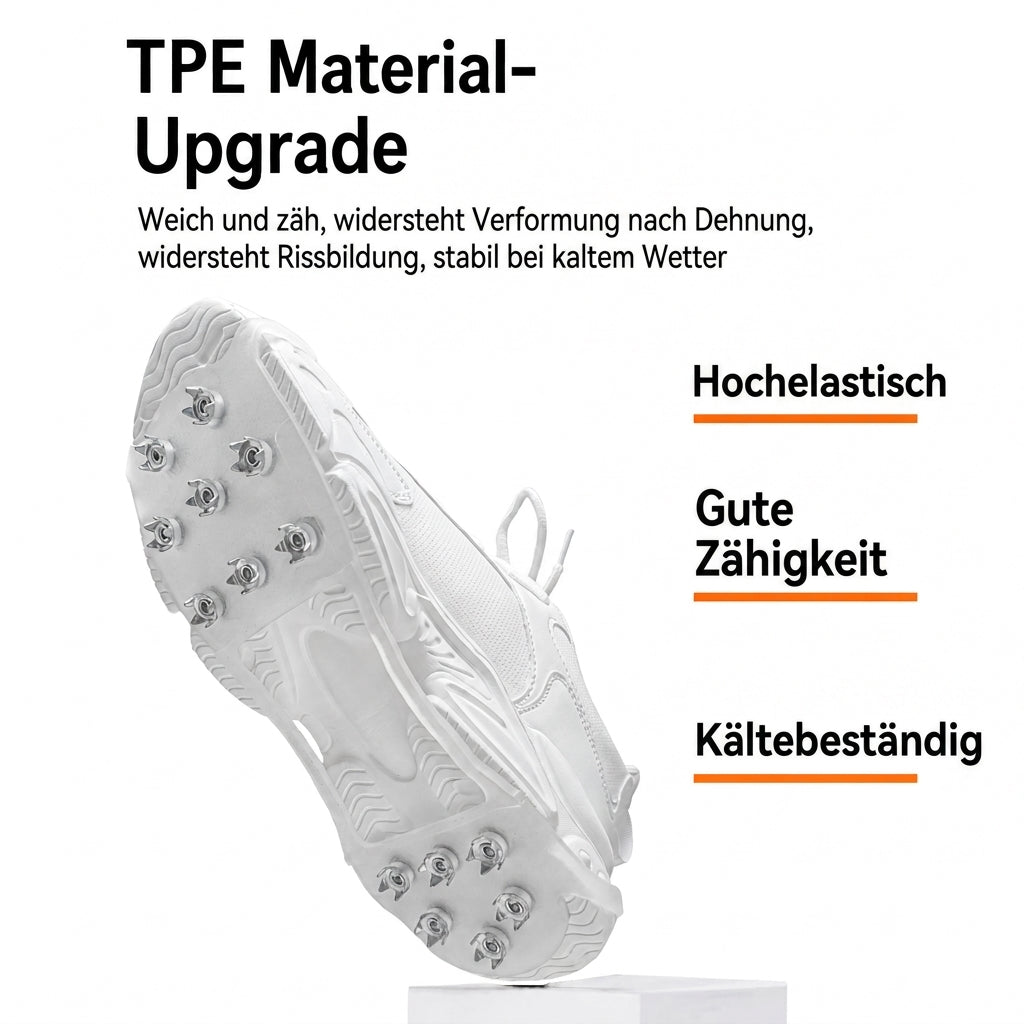 👟 ⏰Countdown läuft! Aktion endet bald!⏰ Rutschfeste Schuhstollen, Grödel, Traktionsspitzen und Schuhüberzüge für Gehen im Schnee und Outdoor-Bergsteigen