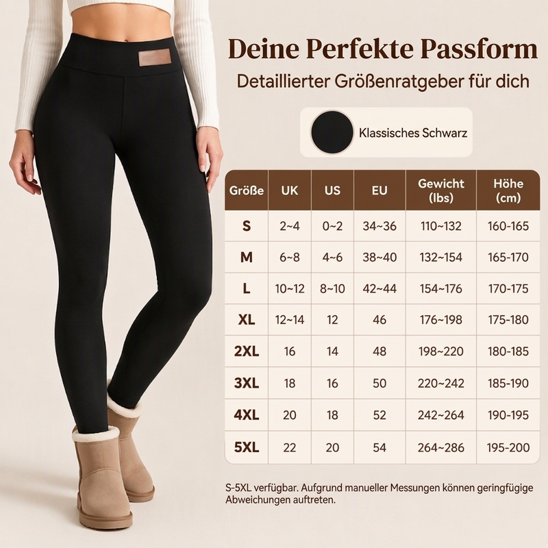 Damen Thermo-Leggings mit hoher Taille