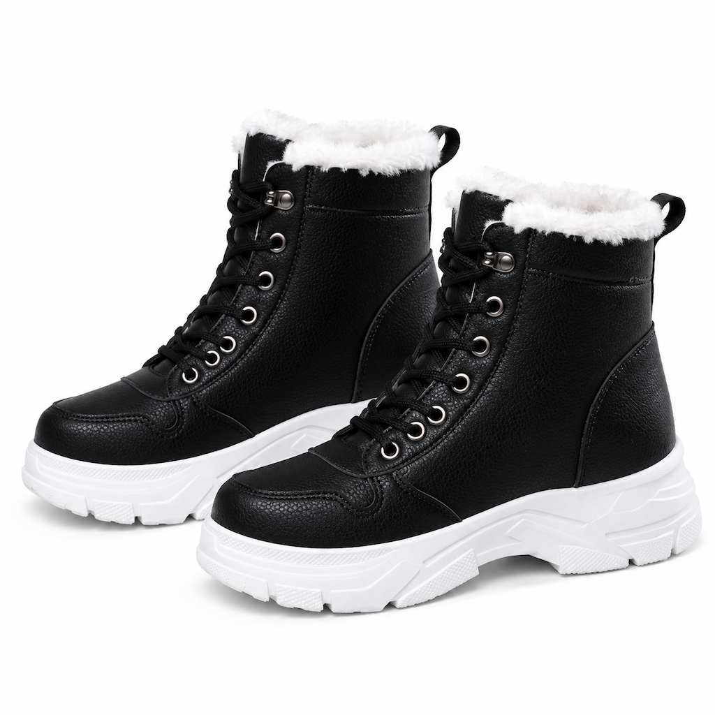 📢🎉50%Rabatt!!!🛍️✨Damen Winter-Schneestiefel, warme, mit Plüsch gefütterte, hochgeschlossene Knöchelstiefel