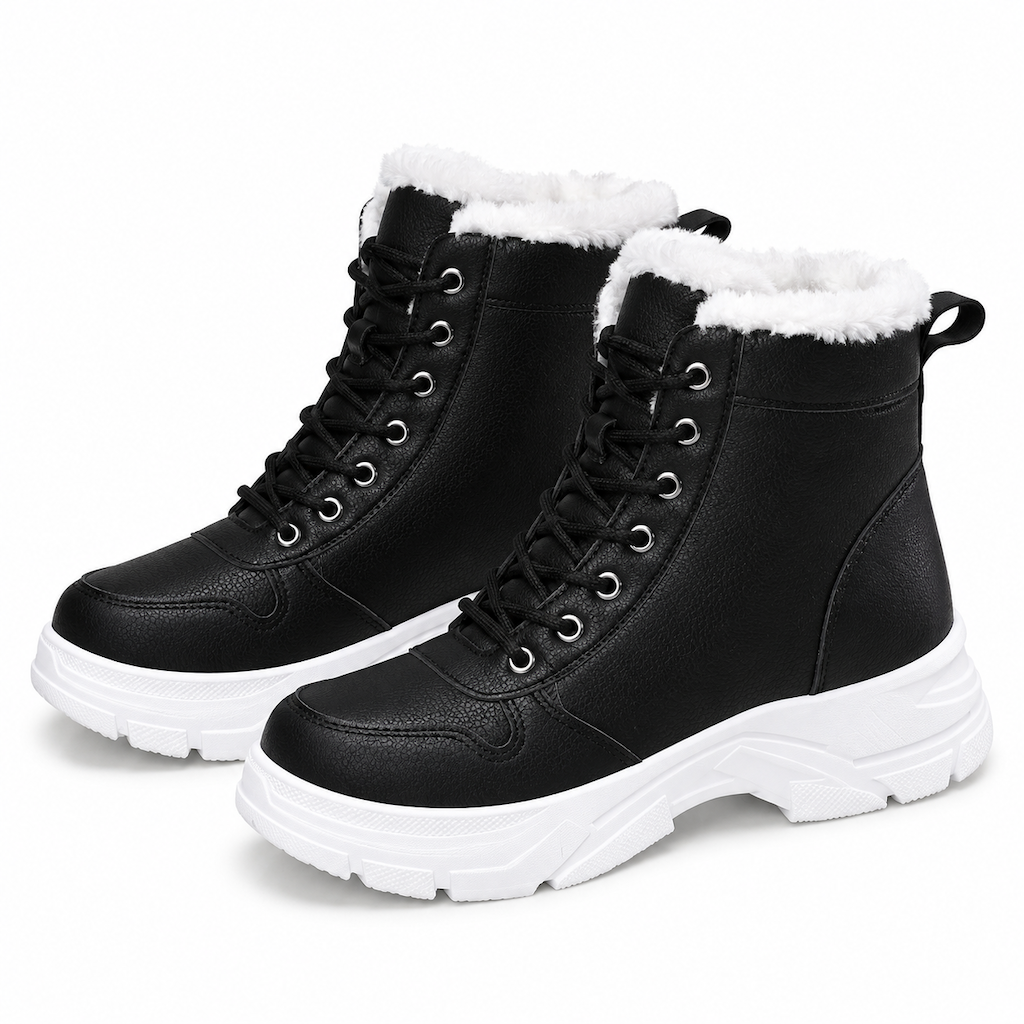 📢🎉50%Rabatt!!!🛍️✨Damen Winter-Schneestiefel, warme, mit Plüsch gefütterte, hochgeschlossene Knöchelstiefel