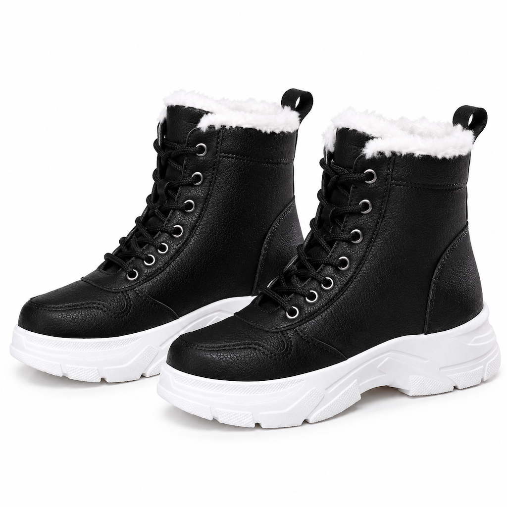📢🎉50%Rabatt!!!🛍️✨Damen Winter-Schneestiefel, warme, mit Plüsch gefütterte, hochgeschlossene Knöchelstiefel