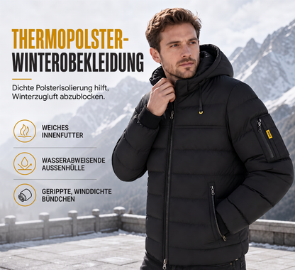 📢📢50% Rabatt!!! 🎉✨Lässige, warme, isolierte Winterjacke für Herren, kurz und wattiert