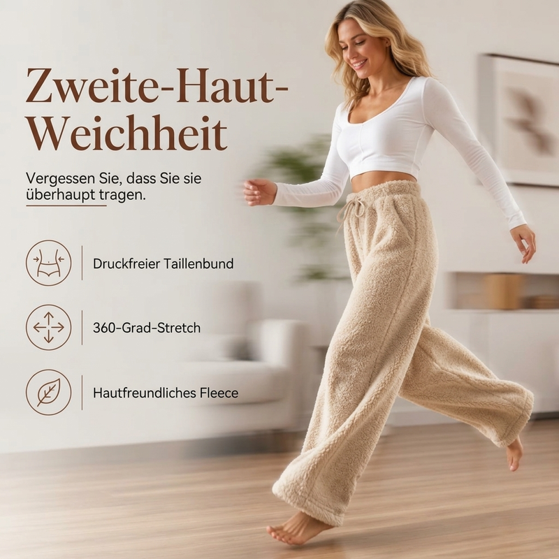 Warme Damen-Loungewear-Hose – locker, gemütlich & bequem