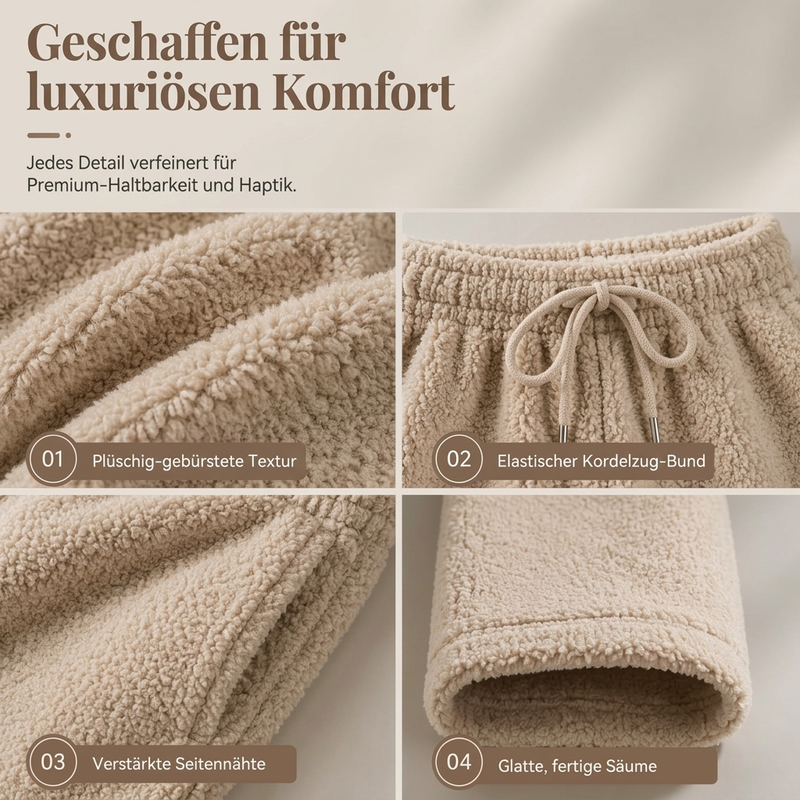 Warme Damen-Loungewear-Hose – locker, gemütlich & bequem