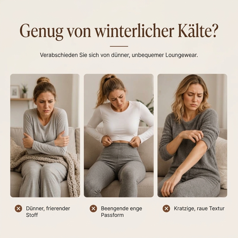 Warme Damen-Loungewear-Hose – locker, gemütlich & bequem