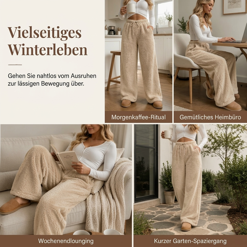 Warme Damen-Loungewear-Hose – locker, gemütlich & bequem