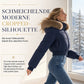 📢🎉50%Rabatt!!!🛍️✨Kurze gepolsterte Winterkapuzenjacke für Damen mit Pelzkragen