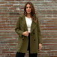 📢📢50%Rabatt!!!🎉✨Damen-Doppelreiher Overcoat mit Reverskragen