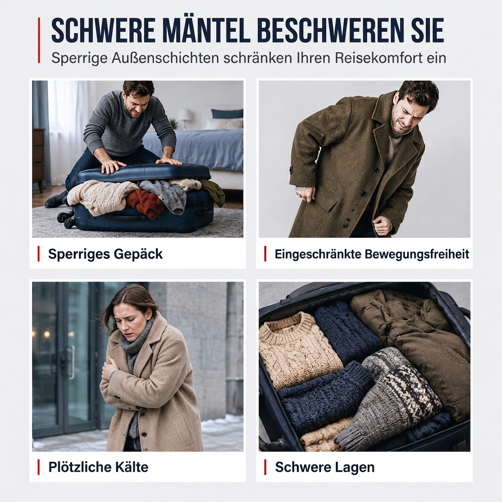 💥Jetzt im Trend!💥 Leichte, gesteppte Herren-Kurzmantel mit Kapuze aus Baumwolle, einfarbig, für Herbst und Winter