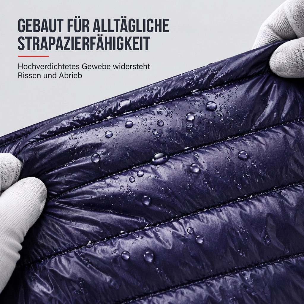 💥Jetzt im Trend!💥 Leichte, gesteppte Herren-Kurzmantel mit Kapuze aus Baumwolle, einfarbig, für Herbst und Winter