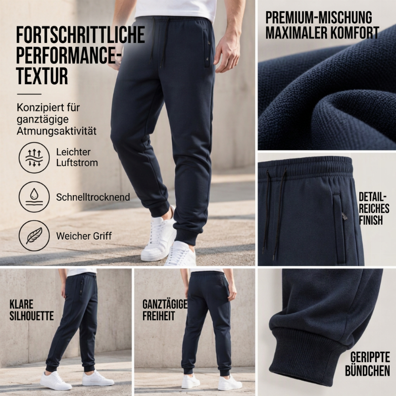 📢🎉50%Rabatt!!!🛍️✨Warme Jogginghosen für Herren mit Reißverschlusstaschen