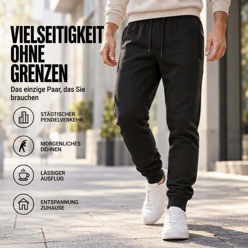 📢🎉50%Rabatt!!!🛍️✨Warme Jogginghosen für Herren mit Reißverschlusstaschen