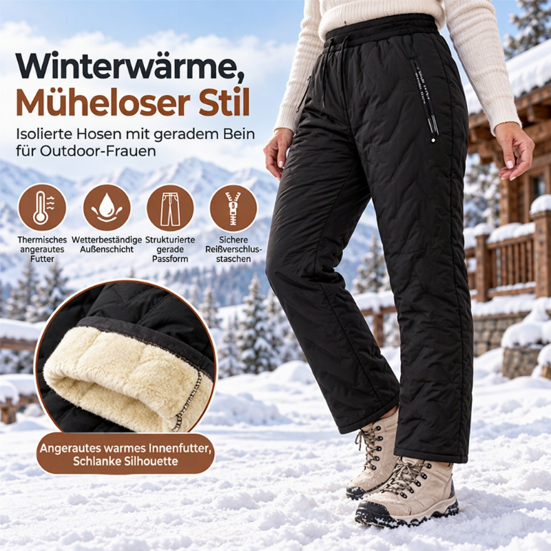 ⏰Letzte Chance! Jetzt zugreifen!⏰ Warme Winterhosen für Damen mit dickem Plüschfutter