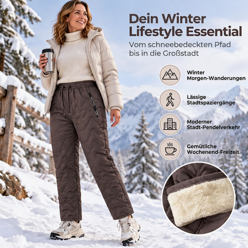 ⏰Letzte Chance! Jetzt zugreifen!⏰ Warme Winterhosen für Damen mit dickem Plüschfutter