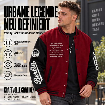 📢🎉50%Rabatt!!!🛍️✨ Freizeit-Baseballjacke für Herren mit Farbblock-Design