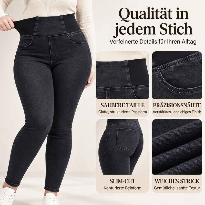 📢🎉50%Rabatt!!!🛍️✨Damen elastische Skinny Jeans mit hohem Bund