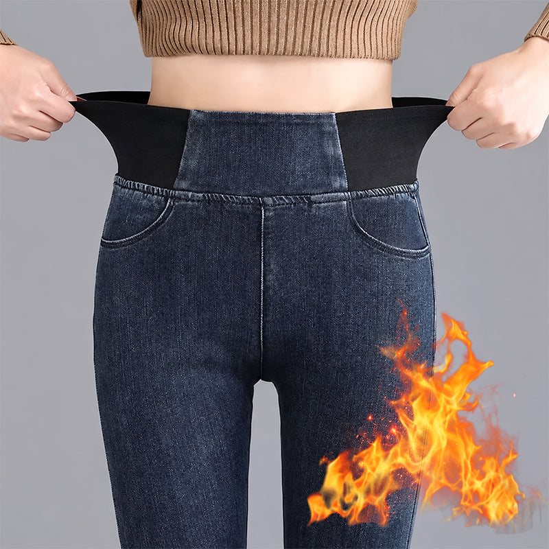 📢🎉50%Rabatt!!!🛍️✨Damen elastische Skinny Jeans mit hohem Bund